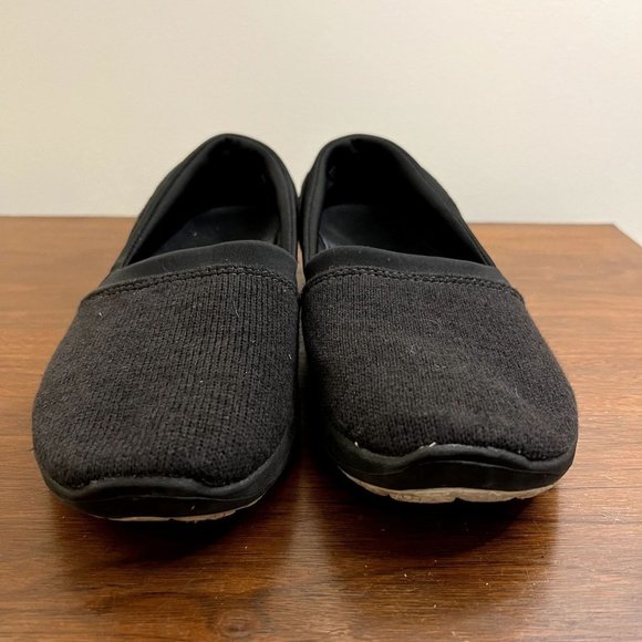 LL Bean All Around Slip On Shoe Fleece Comfort‎ Cushion  -Women's 9 M - Black - Picture 2 of 13
